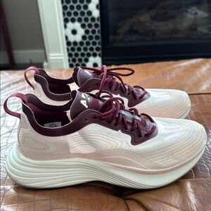 APL Athletic Shoes White and Red Modern Design